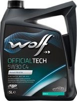Моторное масло Wolf Official Tech 5W-30 C4 4L купить по лучшей цене