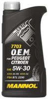 Моторное масло Mannol O.E.M. for peugeot citroen 5W-30 1L купить по лучшей цене