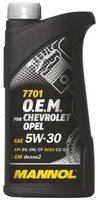 Моторное масло Mannol O.E.M. for chevrolet opel 5W-30 1L купить по лучшей цене