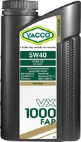 Моторное масло Yacco VX 1000 FAP 5W-40 1L купить по лучшей цене