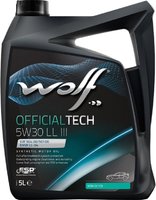 Моторное масло Wolf Official Tech 5W-30 LL III 5L купить по лучшей цене
