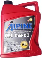 Моторное масло Alpine RSL 5W-20 5L купить по лучшей цене