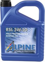 Моторное масло Alpine RSL 5W-50 5L купить по лучшей цене