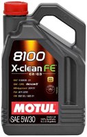 Моторное масло Motul 8100 X-clean FE 5W-30 5L купить по лучшей цене