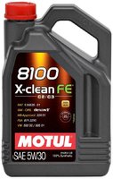 Моторное масло Motul 8100 X-clean FE 5W-30 4L купить по лучшей цене