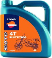 Моторное масло Repsol Moto Sintetico 4T 10W-40 4L купить по лучшей цене