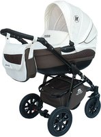 Детская коляска Anmar Maseratti (2 в 1) White Brown купить по лучшей цене