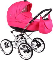 Детская коляска Adamex Katrina (2 в 1) розовый купить по лучшей цене
