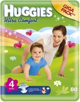 Подгузники Huggies Ultra Comfort 4 80 купить по лучшей цене
