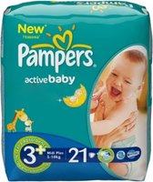 Подгузники Pampers Active Baby 3+ 21 купить по лучшей цене