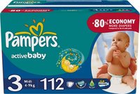 Подгузники Pampers Active Baby 3 112 купить по лучшей цене