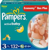 Подгузники Pampers Active Baby 3 132 купить по лучшей цене