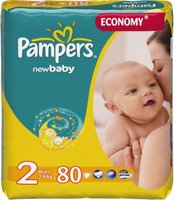 Подгузники Pampers New Baby 2 80 купить по лучшей цене