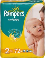 Подгузники Pampers New Baby 2 72 купить по лучшей цене