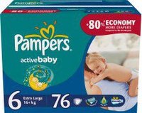 Подгузники Pampers Active Baby 6 76 купить по лучшей цене
