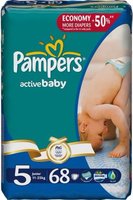 Подгузники Pampers Active Baby 5 68 купить по лучшей цене
