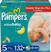 Подгузники Pampers Active Baby 5 132 купить по лучшей цене