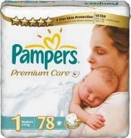 Подгузники Pampers Premium Care Newborn 1 78 купить по лучшей цене