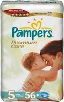 Подгузники Pampers Premium Care 5 56 купить по лучшей цене