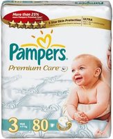 Подгузники Pampers Premium Care 3 80 купить по лучшей цене