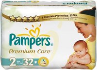 Подгузники Pampers Premium Care 2 32 купить по лучшей цене