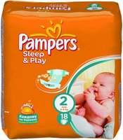 Подгузники Pampers Sleep&Play 2 18 купить по лучшей цене