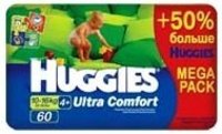 Подгузники Huggies Ultra Comfort 4+ 60 купить по лучшей цене