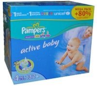 Подгузники Pampers Active Baby 4+ 120 купить по лучшей цене