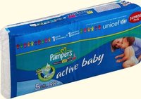 Подгузники Pampers Active Baby 5 58 купить по лучшей цене
