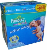 Подгузники Pampers Active Baby 5 111 купить по лучшей цене