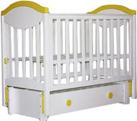 Кроватка Лель Камелия АБ 23.3 (Белый с желтым) купить по лучшей цене