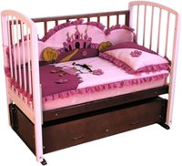 Кроватка Красная Звезда Аделина С835 Розовый купить по лучшей цене