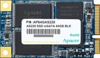 SSD-накопитель Apacer ProII AS220 64Gb AP64GAS220B купить по лучшей цене