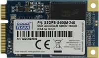 SSD-накопитель GoodRAM S400M 240Gb (SSDPB-S400M-240) купить по лучшей цене