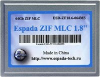 SSD-накопитель Espada ZIF 64GB ESD-ZF18.6-064MS купить по лучшей цене