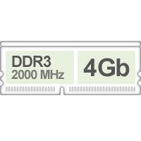 Оперативная память (RAM) Kingston DDR3 4Gb 2000Mhz 2x купить по лучшей цене
