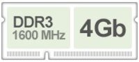 Оперативная память (RAM) Corsair DDR3 4Gb 1600Mhz SODIMM купить по лучшей цене