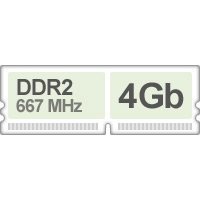 Оперативная память (RAM) Samsung DDR2 4Gb 667Mhz купить по лучшей цене