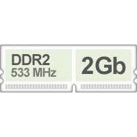 Оперативная память (RAM) Kingston DDR2 2Gb 533Mhz купить по лучшей цене