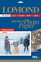 Фотобумага Lomond фотобумага premium photo paper a4 192 г кв м 20 листов 1101307 купить по лучшей цене