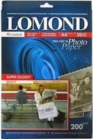 Фотобумага Lomond super glossy bright a4 200 г кв.м 20 листов 1101112 купить по лучшей цене