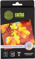Фотобумага Cactus суперглянцевая a6 260 г кв.м. 20 листов cs hga626020 купить по лучшей цене