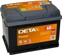 Автомобильный аккумулятор Deta Power DB602 R 60Ah купить по лучшей цене