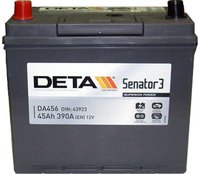 Автомобильный аккумулятор Deta Senator3 DA456 L 45Ah купить по лучшей цене