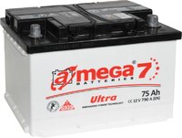 Автомобильный аккумулятор A-mega Ultra 75 R 75Ah купить по лучшей цене