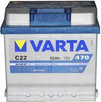 Автомобильный аккумулятор Varta Blue Dynamic 552400 52Ah купить по лучшей цене