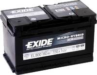 Автомобильный аккумулятор Exide Micro-Hybrid ECM EL800 R 80Ah купить по лучшей цене