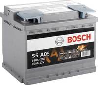 Автомобильный аккумулятор Bosch S5 AGM 005 R 60Ah (0092S5A050) купить по лучшей цене