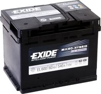 Автомобильный аккумулятор Exide Micro-Hybrid ECM EL600 60Ah купить по лучшей цене
