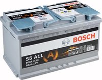 Автомобильный аккумулятор Bosch S5 (A11) AGM 80 R 80Ah купить по лучшей цене